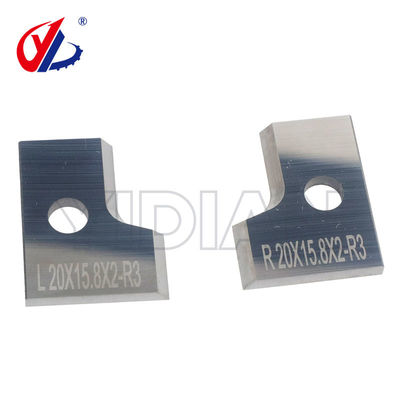 20X15.8X2mm Tungsten Carbide Schraapmes Voor CEHISA Kantenverlijmer
