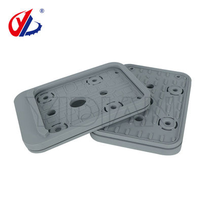 160*115*17mm Bovenzuigplaten Rubber pads met stap voor precisie CNC machine