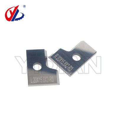 20X15.8X2mm wolfraamcarbide indexblaad / CEHISA Edge Bander Scraping Blade